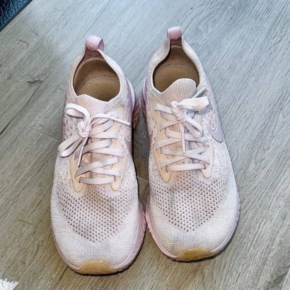 Nike Shoes - Nike React - Pink Athletic Shoes with Breathable Mesh - women’s size 8